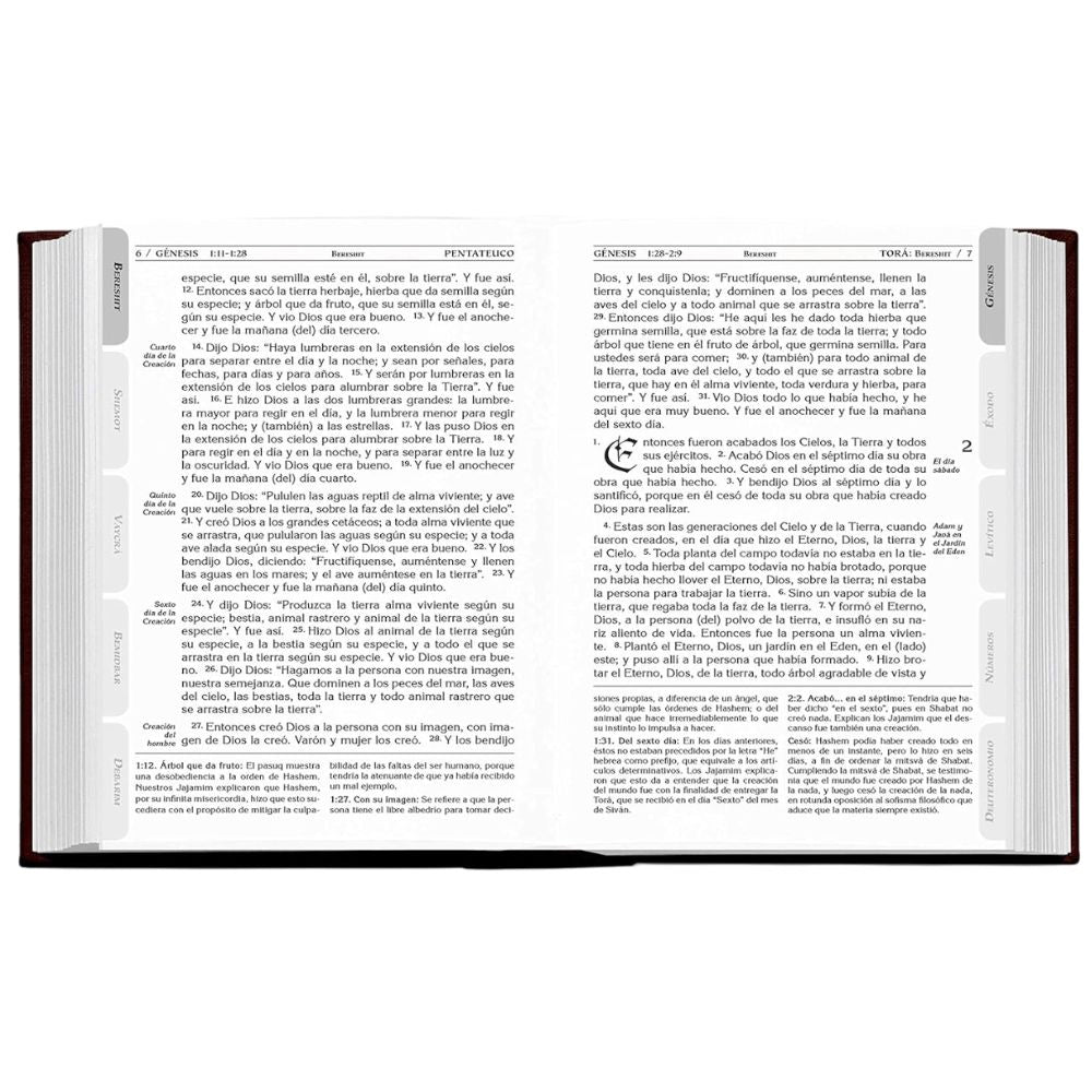 The Complete Hebrew Bible - Jewish Tanakh, Includes Torah, Prophets, and Writings, Spanish Edition, Hardcover by Rab Yaacob ben Itsjac Huerin