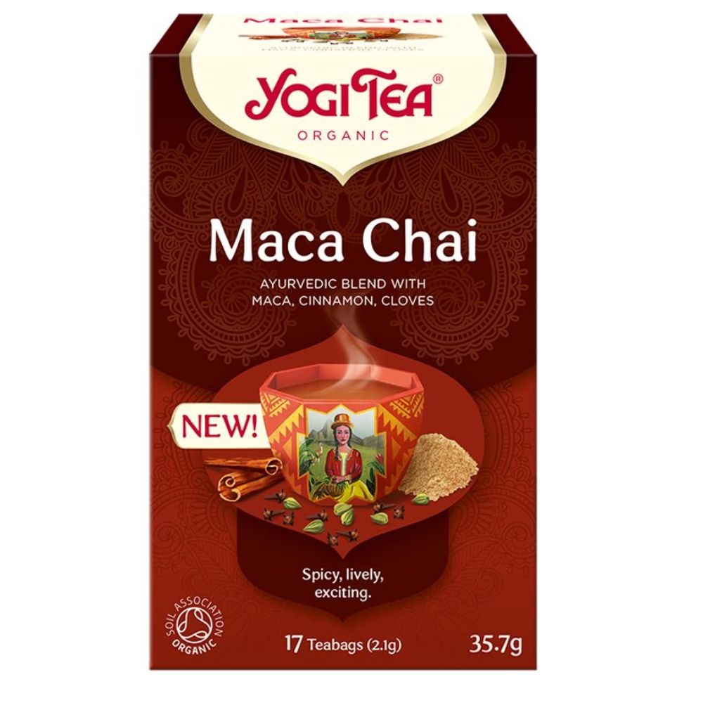 Yogi Tea Maca Chai, 35,7 g / 1.26 oz (17 unidades)