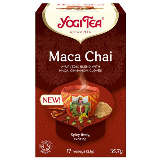 Yogi Tea Maca Chai, 35.7 g / 1.26 oz (17 Teabags)